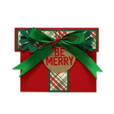 be merry present gift card holder