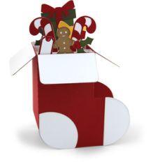 box card christmas stocking
