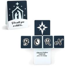twist pop card nativity