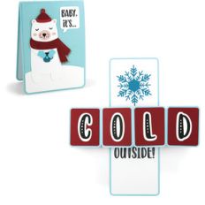 twist pop card cold bear