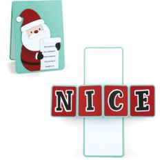 twist pop card santa list