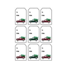 buffalo plaid truck tags