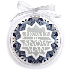frosty the snowman christmas ornament