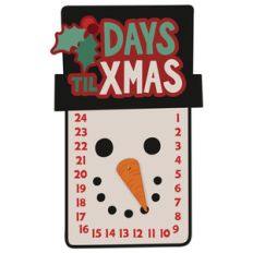 snowman advent calendar