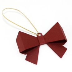 ribbon christmas tree pendant