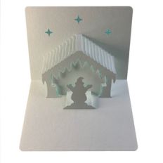 santa's grotto popup card