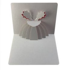 x-mas pudding popup card