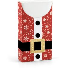 santa suit gift card box with sleeve