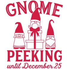 gnome peeking until december 25