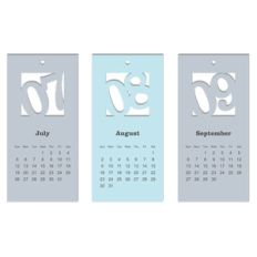 2020 cut out calendar