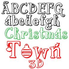 pn christmas town 3d