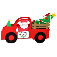 3d merry express christmas tree truck