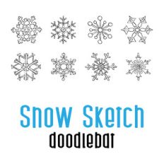 snow sketch doodlebat