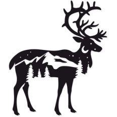 reindeer mountain landscape