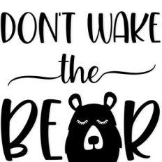 don't wake the bear