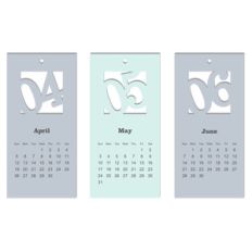 2020 cut out calendar