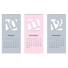 2020 cut out calendar