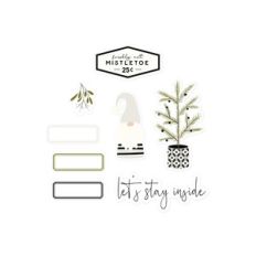 cozy christmas stickers