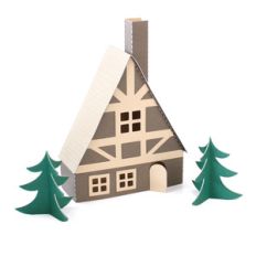 3d winter cabin