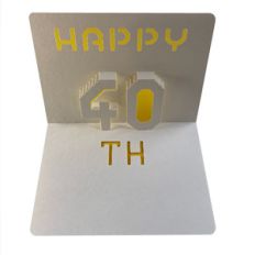 happy 40th popup card