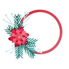 poinsettia wreath