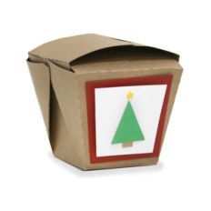 christmas tree chinese take out box