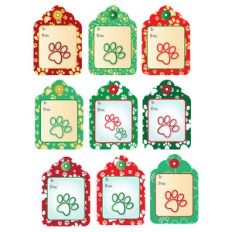 dog themed tags