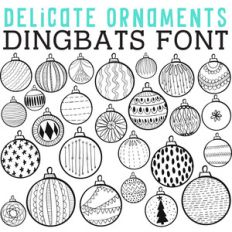 cg delicate ornaments dingbats