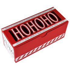 hohoho open it now cookie box