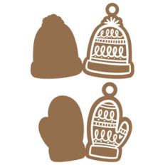 hat and mitt tag set