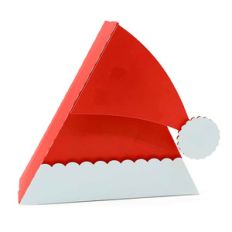 christmas hat triangle box