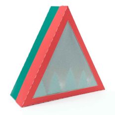 christmas tree triangle box