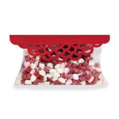 6.5 inch width lacy candy bag topper
