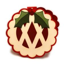 christmas cookie twist pop up card