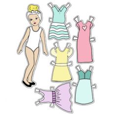 little miss paper dolls - lolli