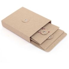 3d string tie envelope and box
