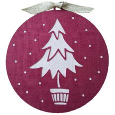 christmas tree ornament gift tag