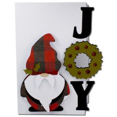 joy santa gnome card