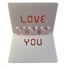 xxx kisses popup card