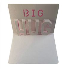 big hug popup card
