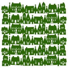 christmas village background