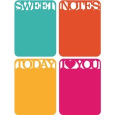 3x4 life cards sentiments