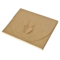 a2 notecard envelope box with heart