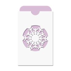 snowflake pocket card w insert