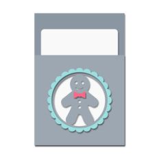 gingerbread boy pocket card w insert