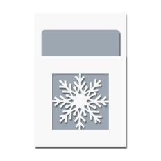 snowflake pocket card w insert