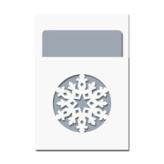 snowflake pocket card w insert