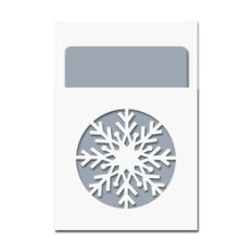 snowflake pocket card w insert