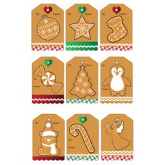 gingerbread cookie tags