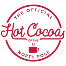 hot cocoa label and tag